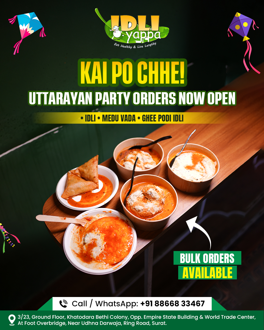 Idliyappa Uttarayan Party Post.jpg